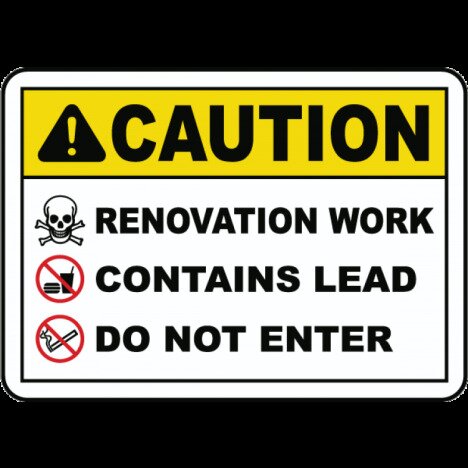 Renovation Work Do Not Enter Sign