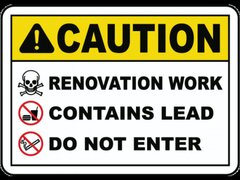 Renovation Work Do Not Enter Sign